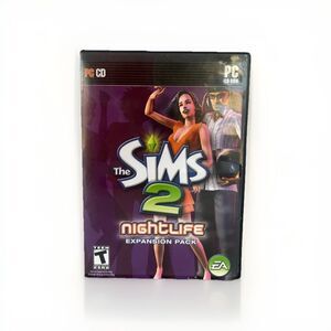 The Sims 2: Nightlife Expansion Pack (PC CD-ROM, 2005) – Excellent Condition